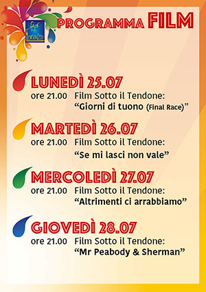 Sagra San Lorenzo | Programma Film